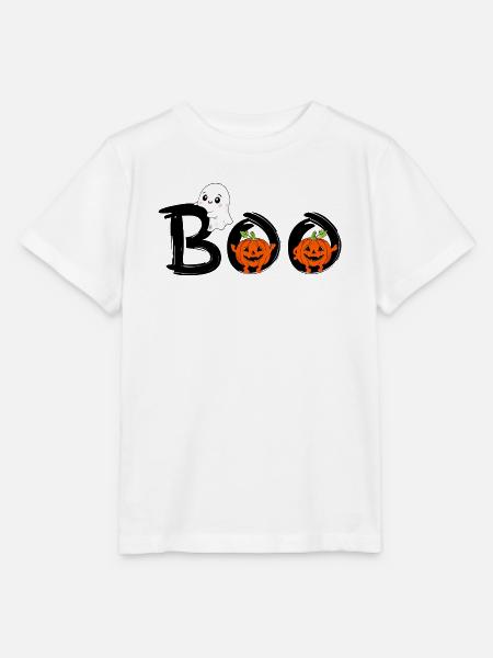 Geist & Kürbisse - Stanley/Stella Kinder T-Shirt MINI CREATOR - Weiß