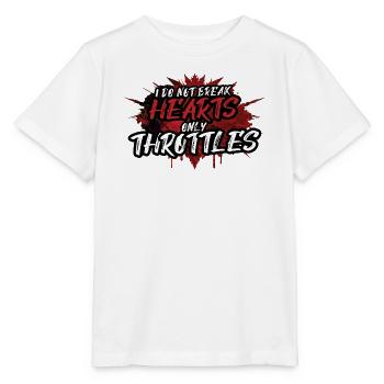 Ich breche nur Drosselregler - Stanley/Stella Kinder T-Shirt MINI CREATOR  - Weiß - Vorne - Maike (125cm)