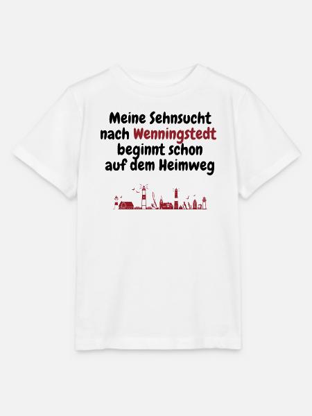 Sehnsucht nach Wenningstedt auf Sylt - Stanley/Stella Kinder T-Shirt MINI CREATOR - Weiß