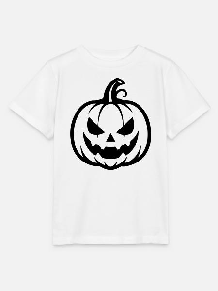 Kürbis Kopf - Stanley/Stella Kinder T-Shirt MINI CREATOR - Weiß