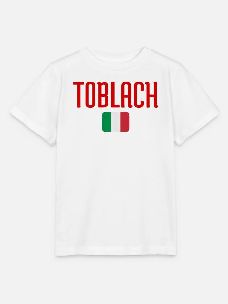 Italienische Flagge von Toblach - Stanley/Stella Kinder T-Shirt MINI CREATOR  - Weiß