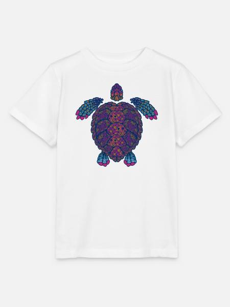 Alebrije-Schildkröte - Stanley/Stella Kinder T-Shirt MINI CREATOR - Weiß