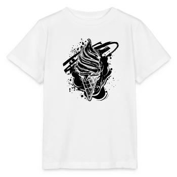 Eiscreme - Stanley/Stella Kinder T-Shirt MINI CREATOR  - Weiß - Vorne - Maike (125cm)