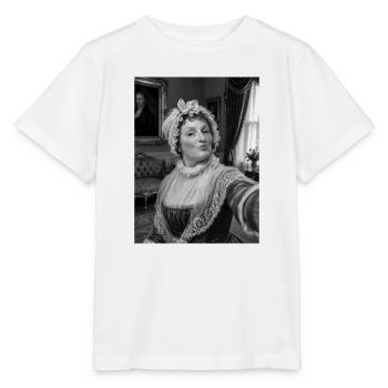 Abigail Adams Selfie. - Stanley/Stella Kinder T-Shirt MINI CREATOR  - Weiß - Vorne - Maike (125cm)