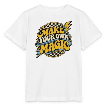 Mach Deine Eigene Magie - Stanley/Stella Kinder T-Shirt MINI CREATOR  - Weiß - Vorne - Maike (125cm)