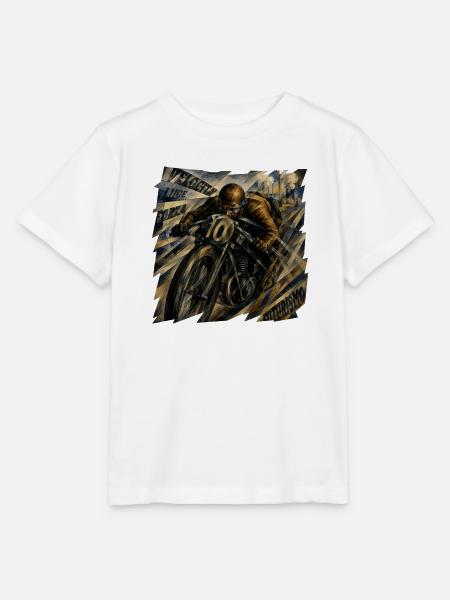 Futurissmus_Motorrad - Stanley/Stella Kinder T-Shirt MINI CREATOR  - Weiß