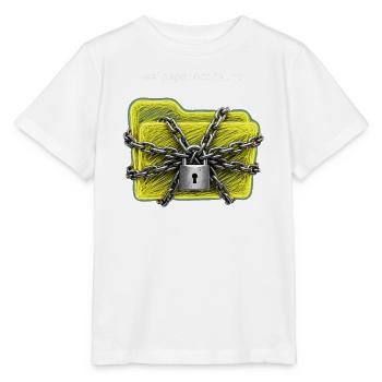 Tapete nicht gefunden – Neon-Gelber Ordnerschloss - Stanley/Stella Kinder T-Shirt MINI CREATOR  - Weiß - Vorne - Maike (125cm)
