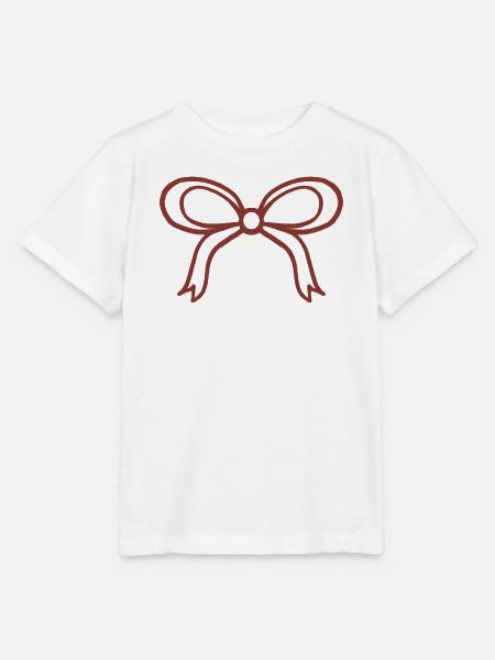 Silhouette der Bandschleife - Stanley/Stella Kinder T-Shirt MINI CREATOR - Weiß