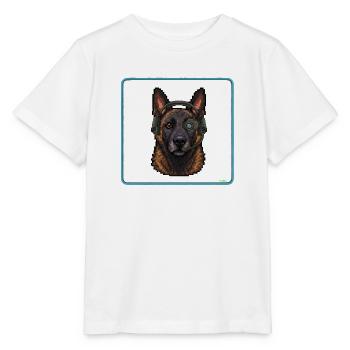 Malinois Ripley Dog 16-Bit - Stanley/Stella Kinder T-Shirt MINI CREATOR  - Weiß - Vorne - Maike (125cm)