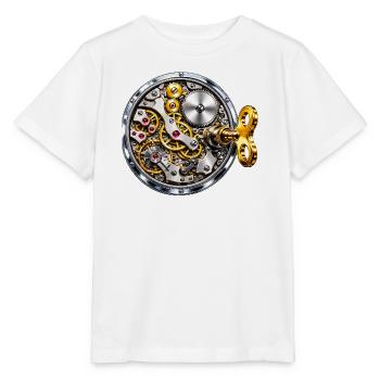 Gold Movement Mechanical - Stanley/Stella Kinder T-Shirt MINI CREATOR  - Weiß - Vorne - Maike (125cm)