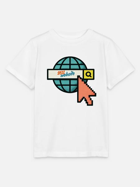 Verkaufen Sie Ihre Website - Stanley/Stella Kinder T-Shirt MINI CREATOR  - Weiß