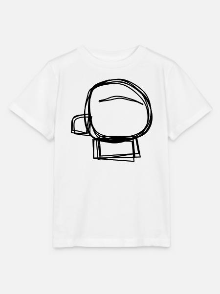 Boxhandschuh handgezeichnet - Stanley/Stella Kinder T-Shirt MINI CREATOR  - Weiß
