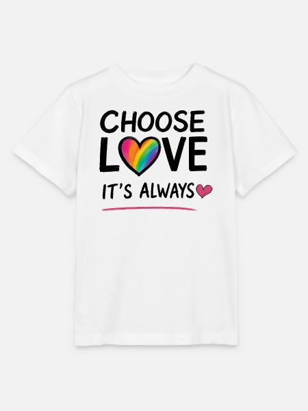 ICH WÄHLE LIEBE - Stanley/Stella Kinder T-Shirt MINI CREATOR - Weiß