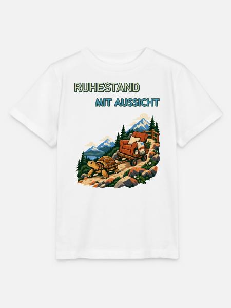 Ruhestand mit Aussicht - Stanley/Stella Kinder T-Shirt MINI CREATOR - Weiß