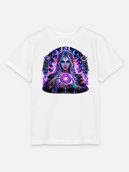 Kosmische Elfe Orakel - Stanley/Stella Kinder T-Shirt MINI CREATOR - Weiß