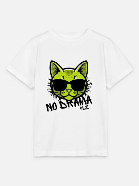 Coole Katze - Stanley/Stella Kinder T-Shirt MINI CREATOR  - Weiß