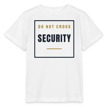 Security Stempel Retro - Ordner Sicherheit - Stanley/Stella Kinder T-Shirt MINI CREATOR  - Weiß - Vorne - Maike (125cm)