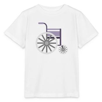 Rollstuhl - Stanley/Stella Kinder T-Shirt MINI CREATOR  - Weiß - Vorne - Maike (125cm)
