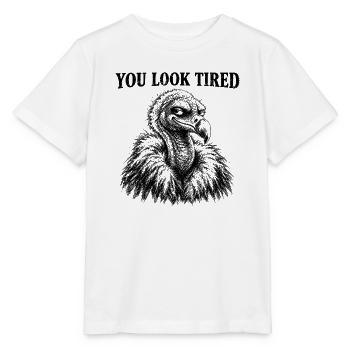 Eagle Humor, Tired Eagle, Eagle Mood, Sleepy Eagle - Stanley/Stella Kinder T-Shirt MINI CREATOR  - Weiß - Vorne - Maike (125cm)