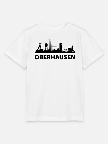 Oberhausen Skyline - Stanley/Stella Kinder T-Shirt MINI CREATOR - Weiß