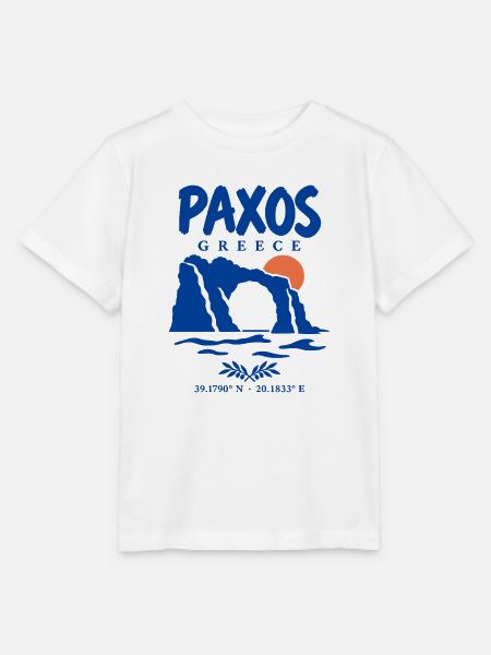 Paxos Tripitos Arch - Stanley/Stella Kinder T-Shirt MINI CREATOR - Weiß