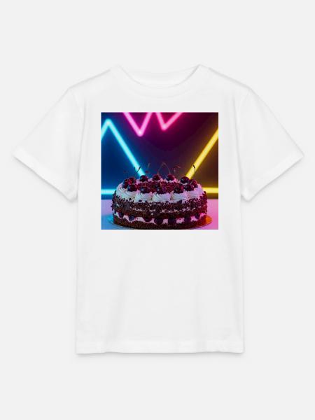 Kirschtorte Neon - Trend trifft Tradition! - Stanley/Stella Kinder T-Shirt MINI CREATOR - Weiß