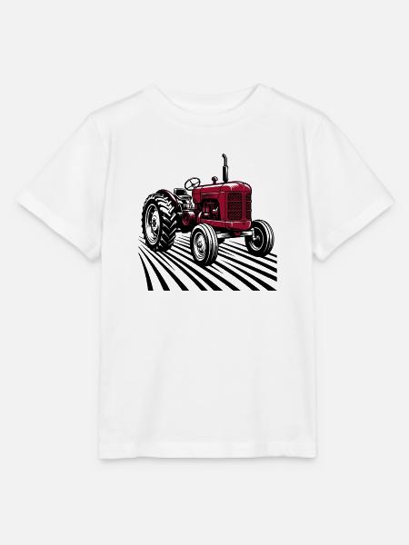 Traktor / Traktor / Traktor - Stanley/Stella Kinder T-Shirt MINI CREATOR  - Weiß