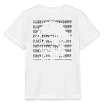 Karl Marx ASCII Porträtkunst - Stanley/Stella Kinder T-Shirt MINI CREATOR  - Weiß - Vorne - Maike (125cm)