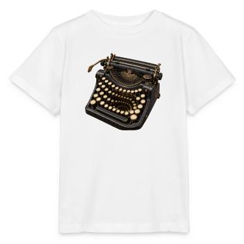 Endlose Schreibmaschine - Stanley/Stella Kinder T-Shirt MINI CREATOR  - Weiß - Vorne - Maike (125cm)