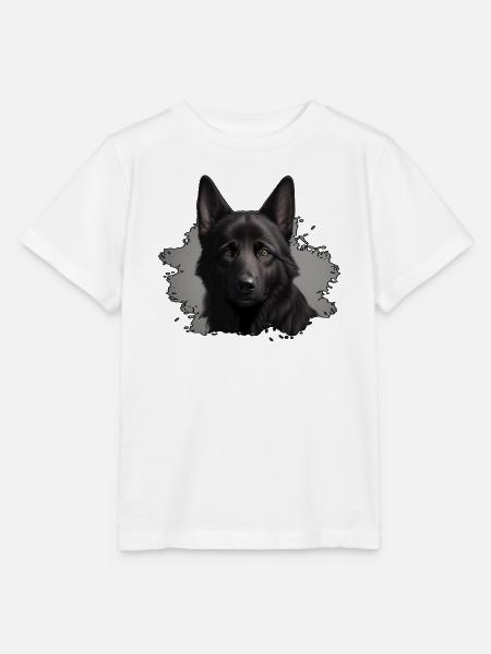 schwarzer schäferhund - Stanley/Stella Kinder T-Shirt MINI CREATOR - Weiß