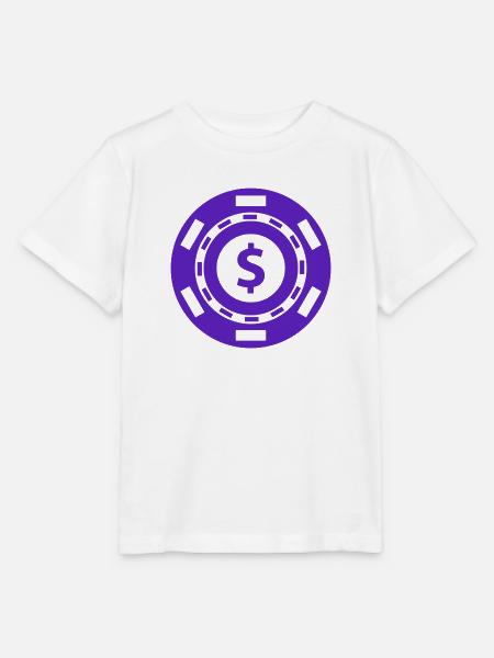 Spiel Fish Poker - Stanley/Stella Kinder T-Shirt MINI CREATOR  - Weiß