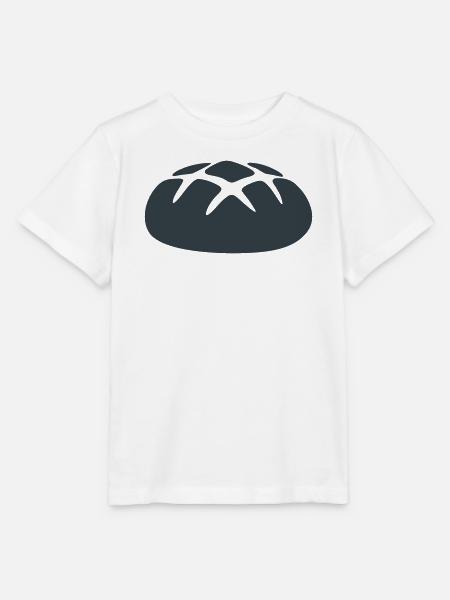 Dunkles Brotlaib Icon - Stanley/Stella Kinder T-Shirt MINI CREATOR  - Weiß
