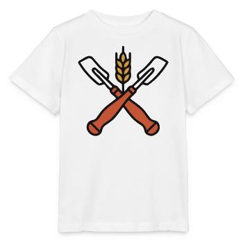 Brotschieber Weizen Wappen - Stanley/Stella Kinder T-Shirt MINI CREATOR  - Weiß - Vorne - Maike (125cm)
