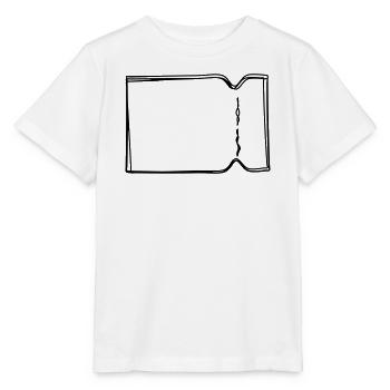 Ticket handgezeichnet - Stanley/Stella Kinder T-Shirt MINI CREATOR  - Weiß - Vorne - Maike (125cm)