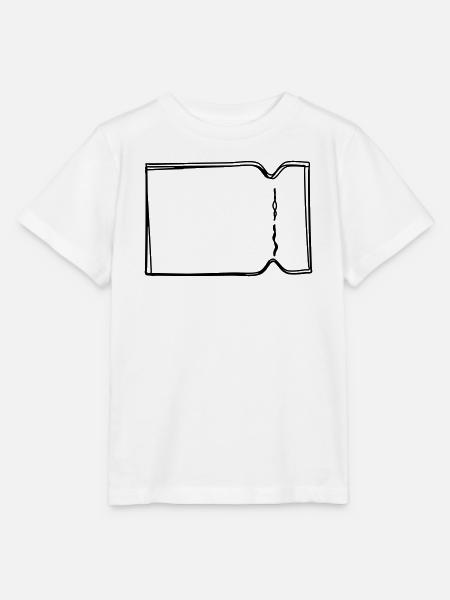Ticket handgezeichnet - Stanley/Stella Kinder T-Shirt MINI CREATOR  - Weiß