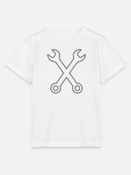 Schraubenschlüssel - Stanley/Stella Kinder T-Shirt MINI CREATOR  - Weiß