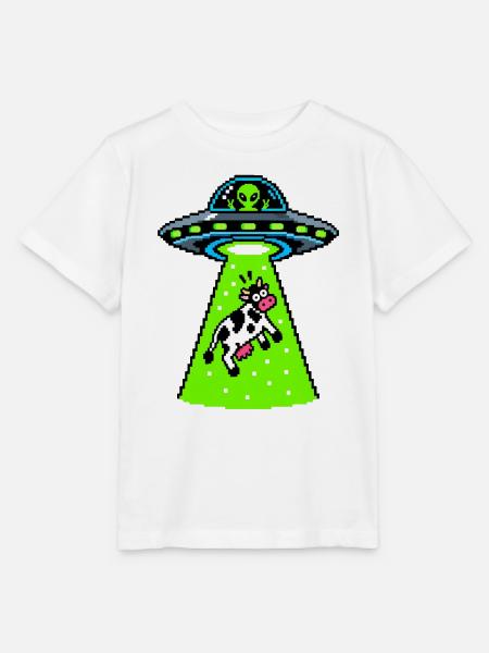 UFO - Stanley/Stella Kinder T-Shirt MINI CREATOR  - Weiß