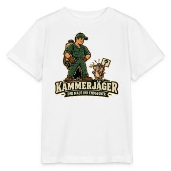 Kammerjäger Endgegner - Stanley/Stella Kinder T-Shirt MINI CREATOR  - Weiß - Vorne - Maike (125cm)