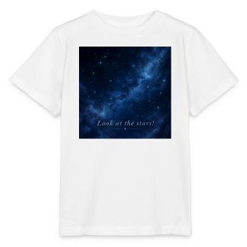 Sternenhimmel - Stanley/Stella Kinder T-Shirt MINI CREATOR  - Weiß - Vorne - Maike (125cm)