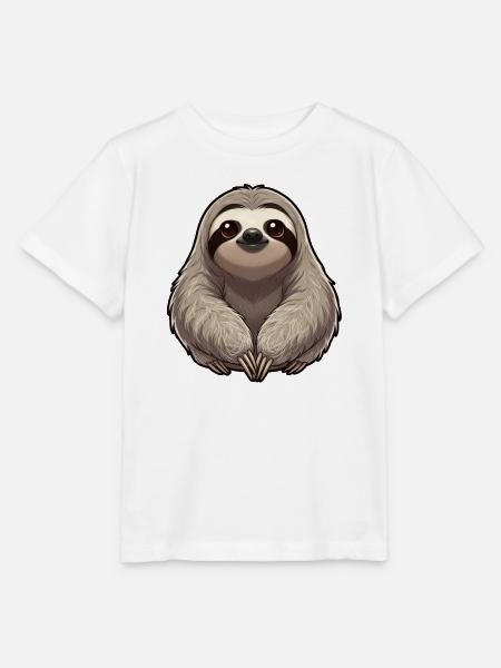 Faultier - Stanley/Stella Kinder T-Shirt MINI CREATOR - Weiß