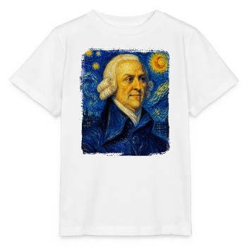 Adam Smith Sternennächte - Stanley/Stella Kinder T-Shirt MINI CREATOR  - Weiß - Vorne - Maike (125cm)