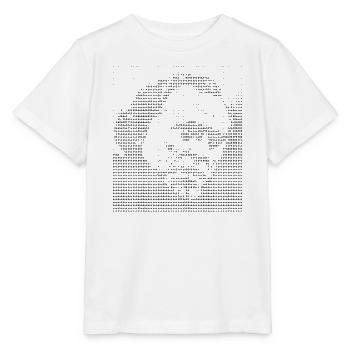 Charles Bukowski ASCII-Kunst - Stanley/Stella Kinder T-Shirt MINI CREATOR  - Weiß - Vorne - Maike (125cm)