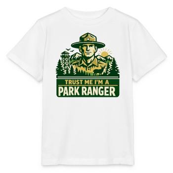 Vertrau Mir Ich Bin Ranger Spruch - Stanley/Stella Kinder T-Shirt MINI CREATOR  - Weiß - Vorne - Maike (125cm)