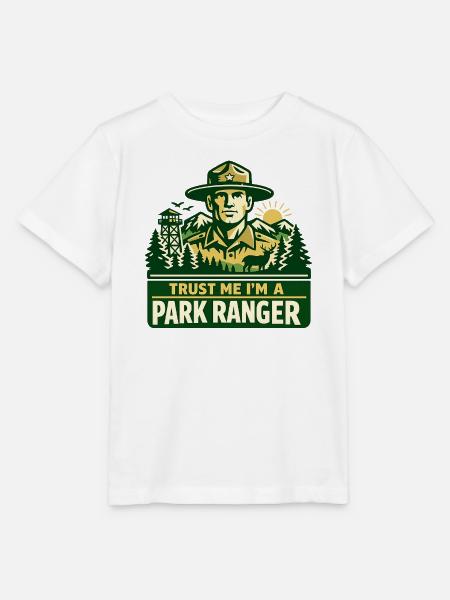 Vertrau Mir Ich Bin Ranger Spruch - Stanley/Stella Kinder T-Shirt MINI CREATOR  - Weiß