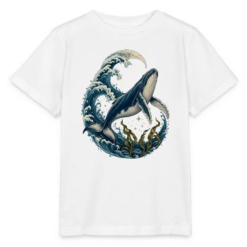 Walkamm in Ozeanwellen - Stanley/Stella Kinder T-Shirt MINI CREATOR  - Weiß - Vorne - Maike (125cm)