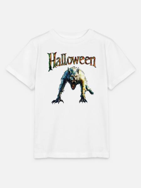 Halloween-Werwolf - Stanley/Stella Kinder T-Shirt MINI CREATOR - Weiß