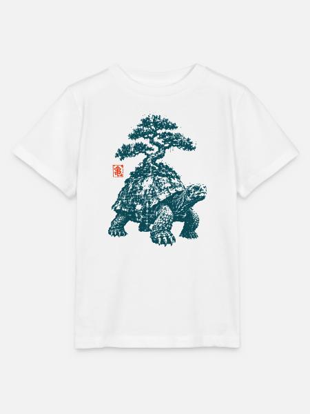 Bonsai Schildkröte - Stanley/Stella Kinder T-Shirt MINI CREATOR - Weiß