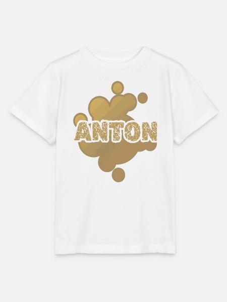 Anton als Babybauch - Stanley/Stella Kinder T-Shirt MINI CREATOR - Weiß