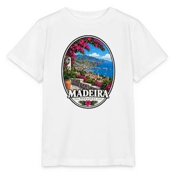 Madeira Portugal Insel Urlaub Atlantik - Stanley/Stella Kinder T-Shirt MINI CREATOR  - Weiß - Vorne - Maike (125cm)