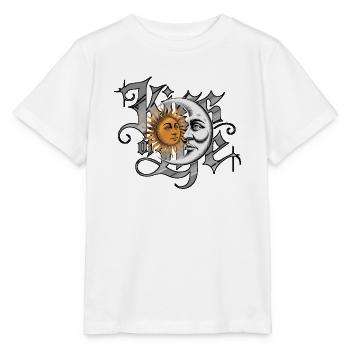 Sonne und Mond in der Gotik - Stanley/Stella Kinder T-Shirt MINI CREATOR  - Weiß - Vorne - Maike (125cm)